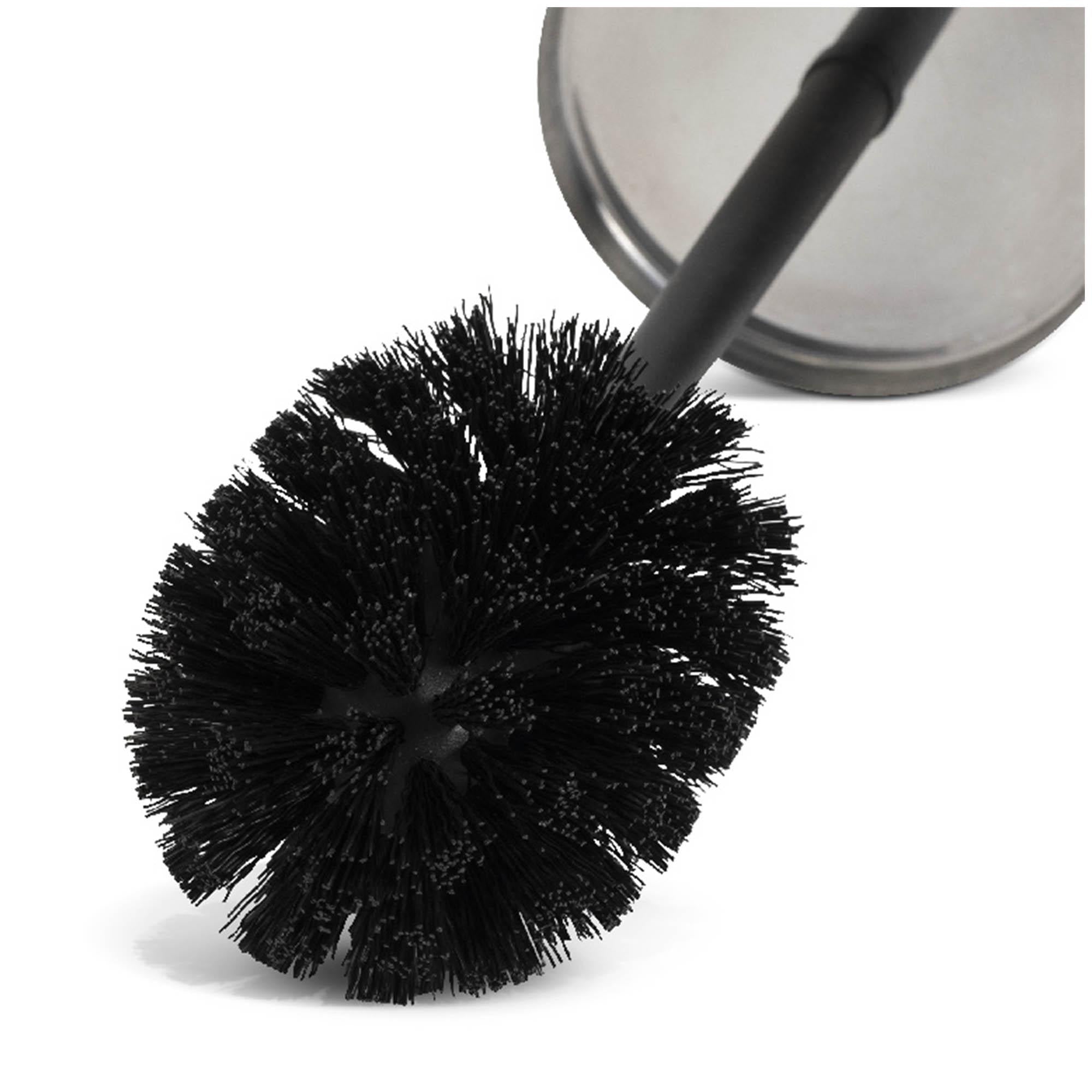 Sainsbury's Home Stainless Steel Toilet Brush with Bin (British brand)