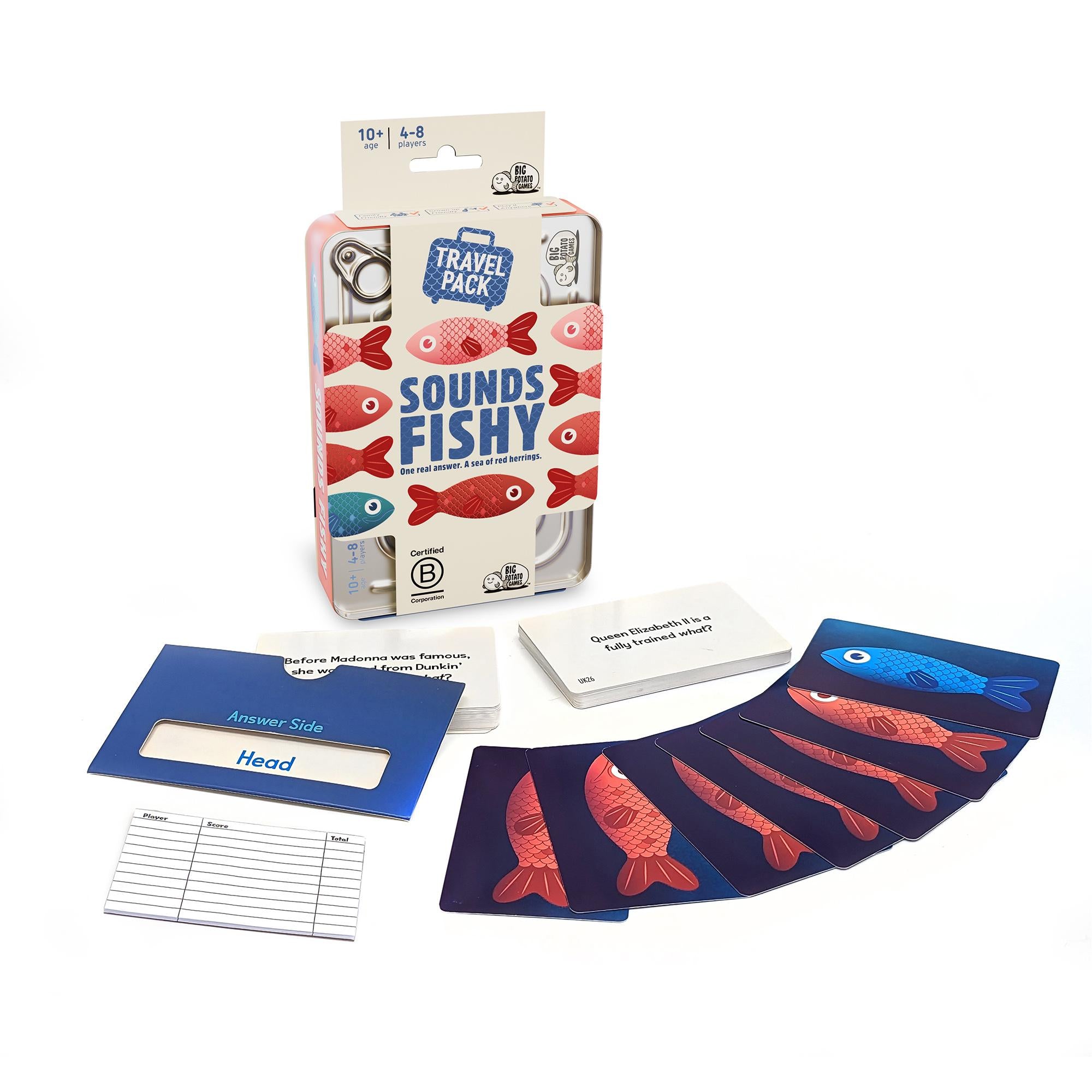 Big Potato Sounds Fishy party game travel edition (British brand)