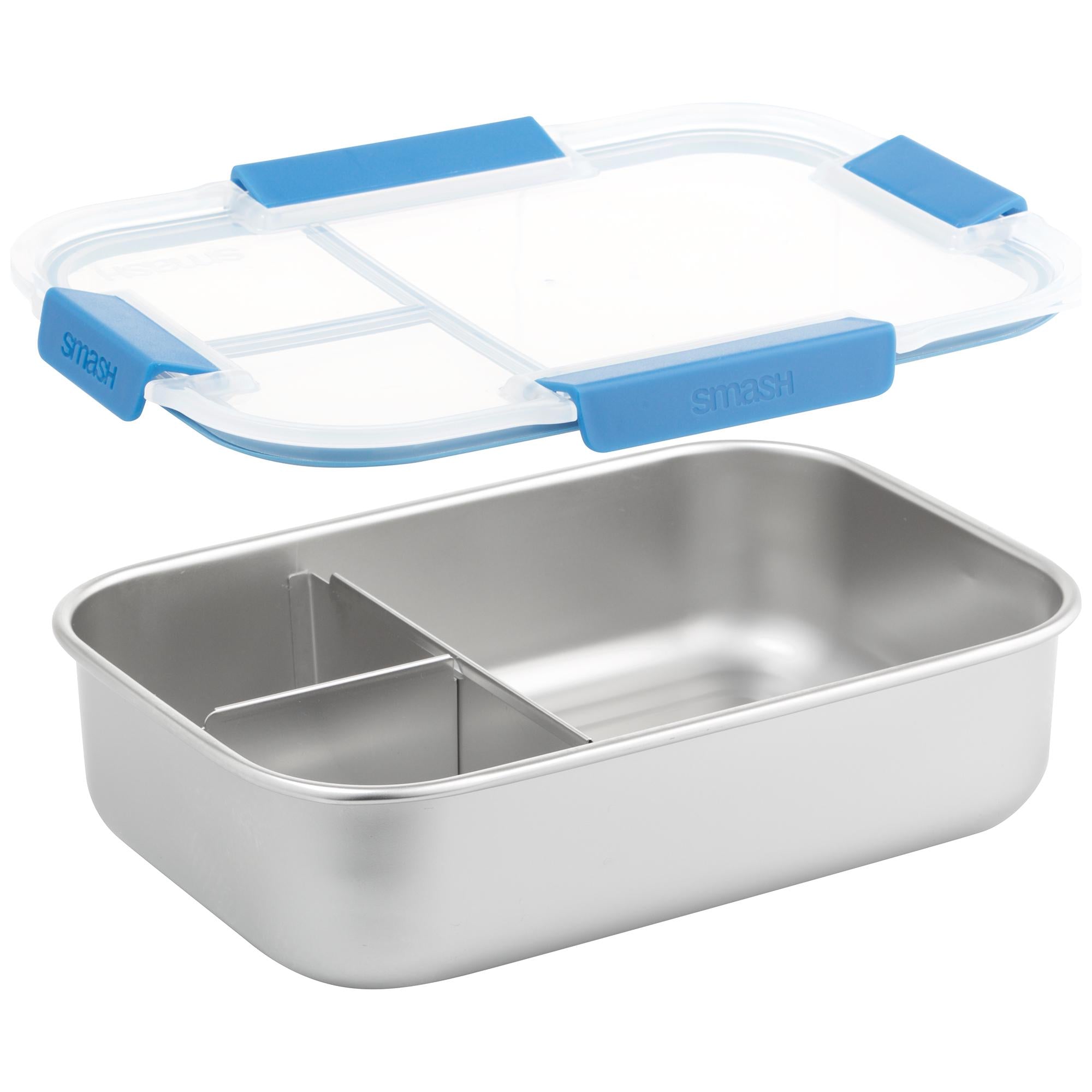 Smash stainless steel bento box blue 1200ml (British brand)