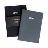 Sainsbury's Home A6 black notebooks pack of 2 (British brand)