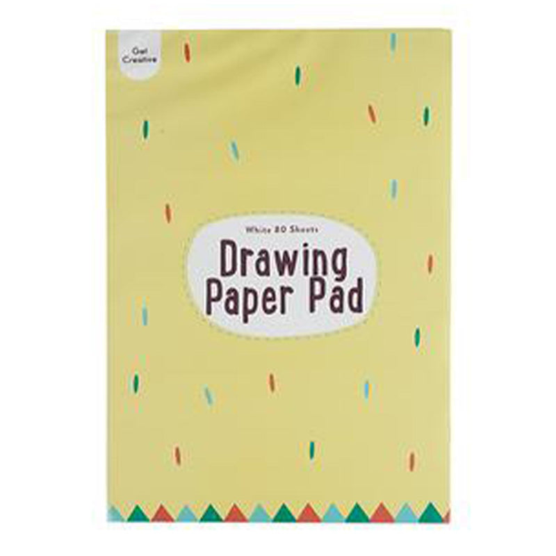 White drawing paper pad 80 sheets, UK version