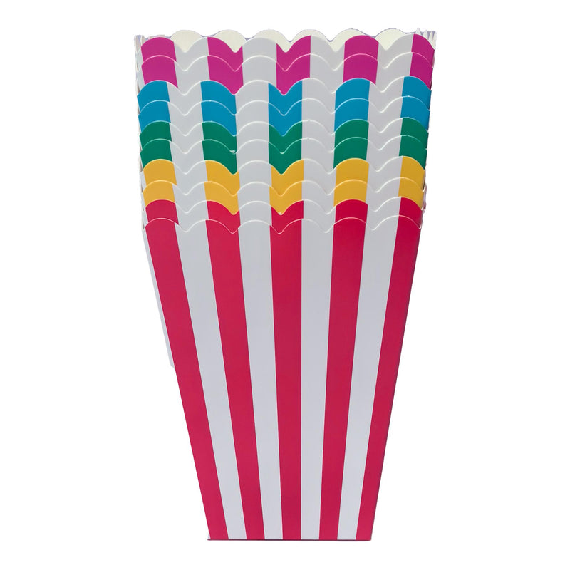 Sainsbury's Striped Popcorn Boxes 10 Pack (British brand)