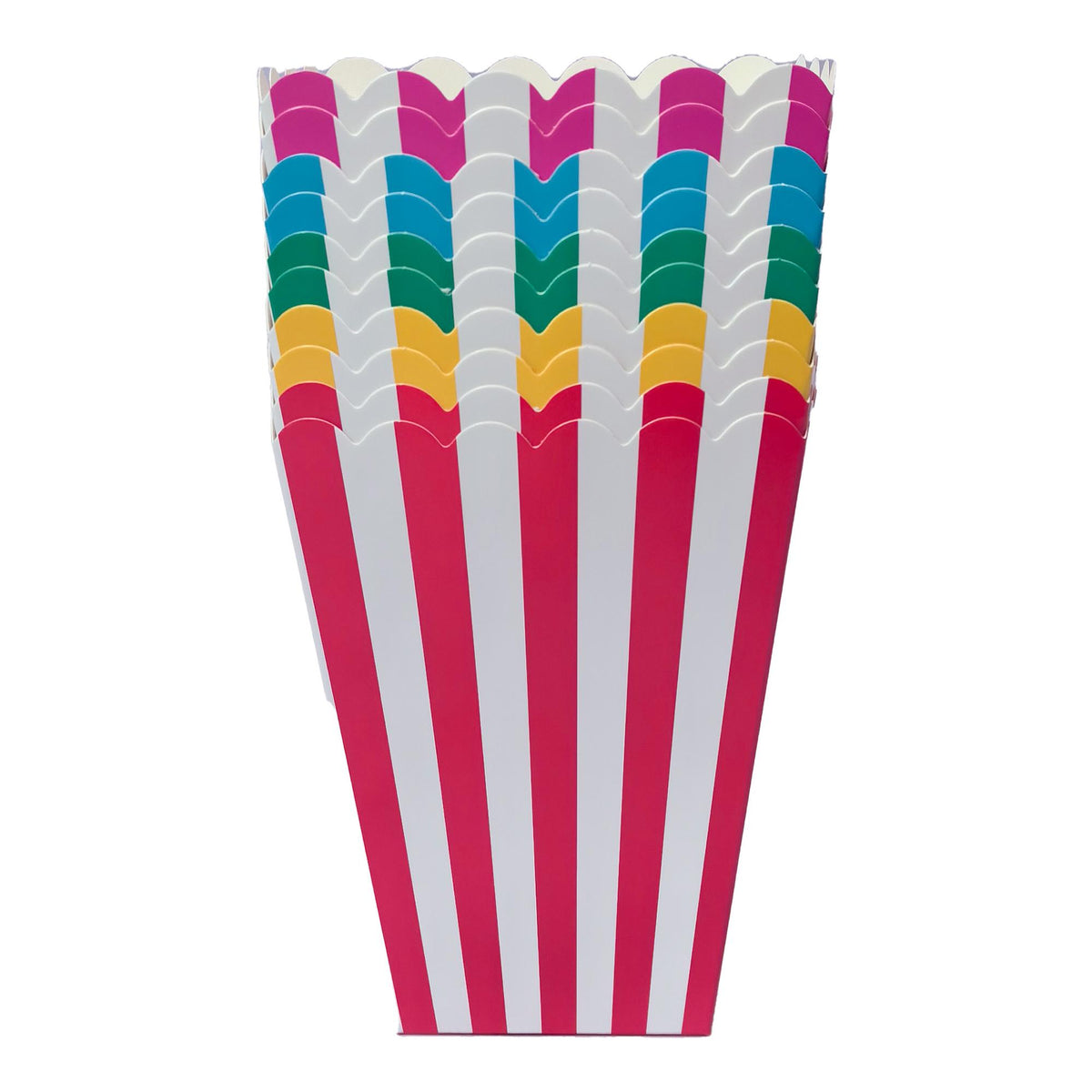Sainsbury's Striped Popcorn Boxes 10 Pack (British brand)