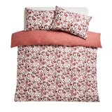 Sainsburys Foliage Print Bedding Set Burgundy Various Sizes (British brand)