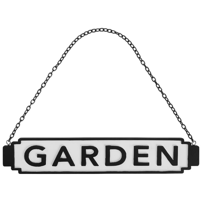 Sainsbury's garden sign resin plaque 22x29.5 cm (British brand)