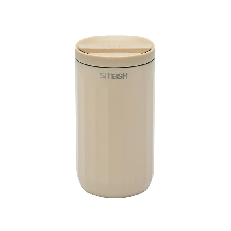 Smash Linear Beige travel coffee cup (British brand)