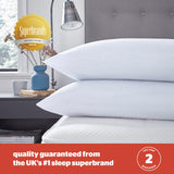Silentnight Super Snuggly Medium Pillow 2 Pack (British brand)
