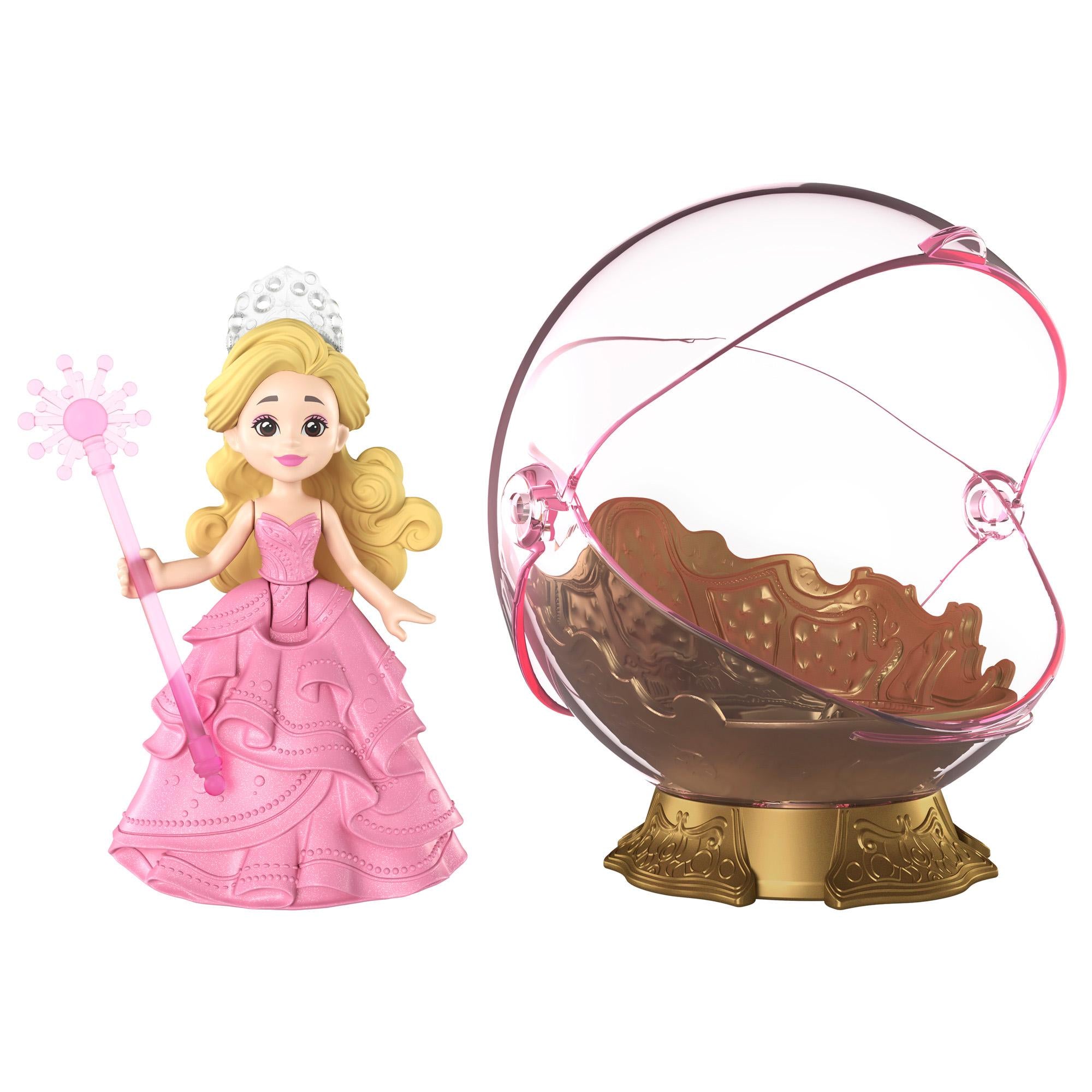 Wicked Glinda doll in bubble vehicle 2.75 inch, imported from the UK