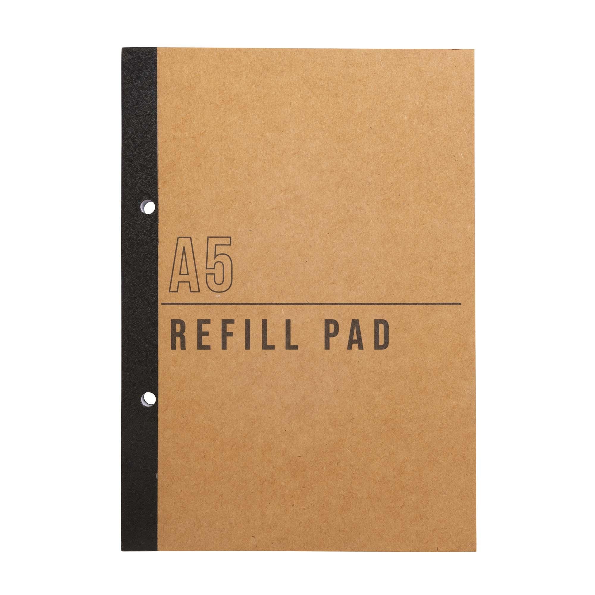 Sainsbury's Home Lined Refill Pad Black A5 (British brand)