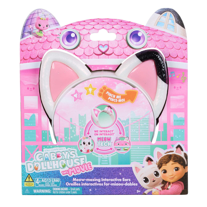 Gabby's Dollhouse interactive cat ears headband, UK version
