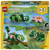 LEGO Creator 3-in-1 turtle with water lily 31377, imported from the UK