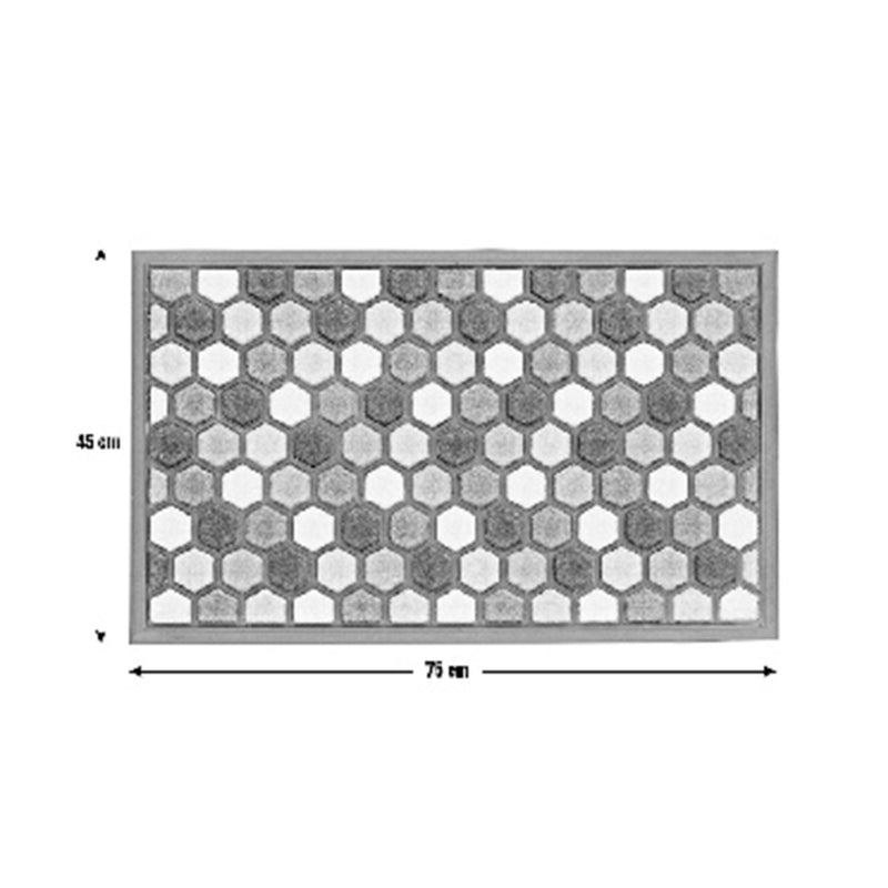 Sainsbury's Home grey short pile doormat 75x45cm (British brand)