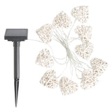 Sainsbury's rattan heart string lights 10LED, UK version
