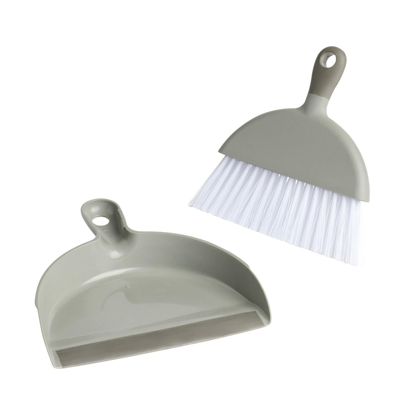 Sainsbury's Home mini dustpan and brush in grey (British brand)