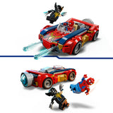 LEGO Marvel Spider-Man Car vs Venomized Wolverine building toy, UK version