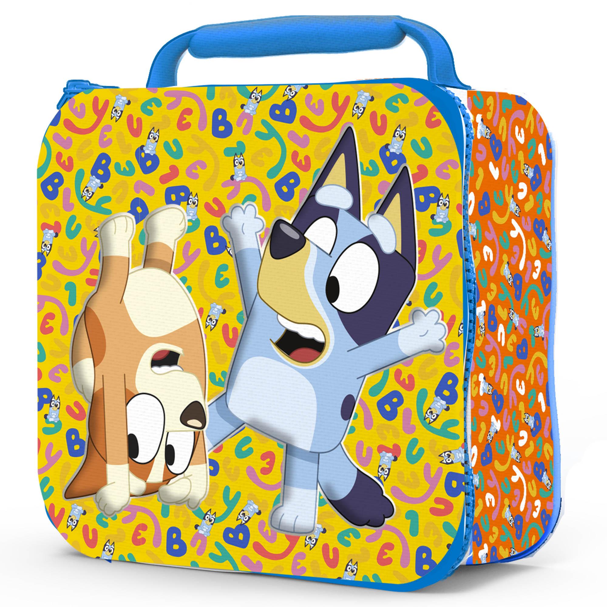 Bluey EVA 3D Insulated Lunch Bag Orange Blue - British product