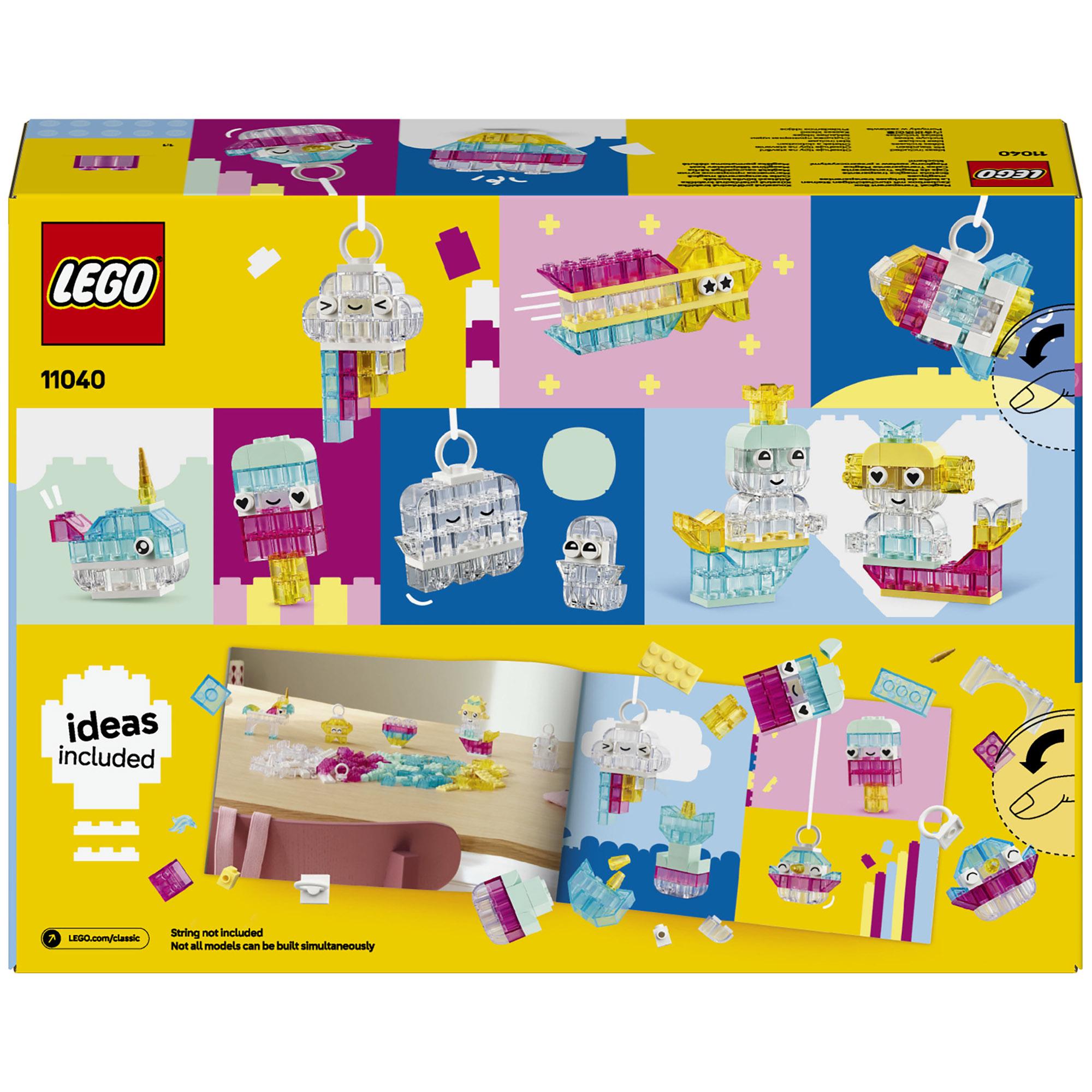 LEGO Classic Magical Transparent Box Set 340 pieces - British product