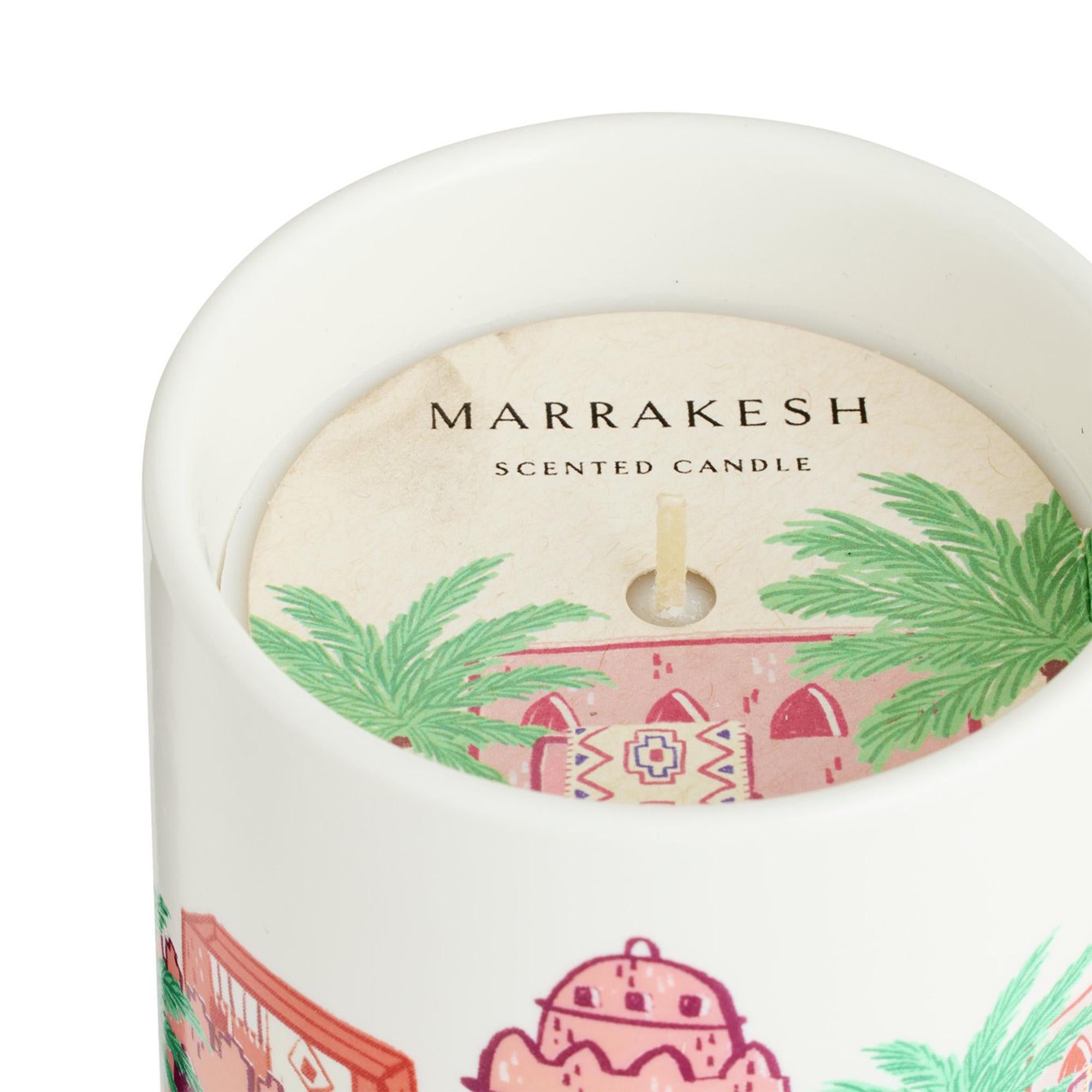 Habitat ceramic Marrakesh candle 250g - British product
