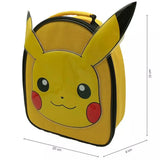 Hox Pikachu Shaped Lunch Bag 24.5cm High, UK version