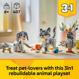 LEGO Creator 3in1 Playful Cat building set 407 pieces (British brand)
