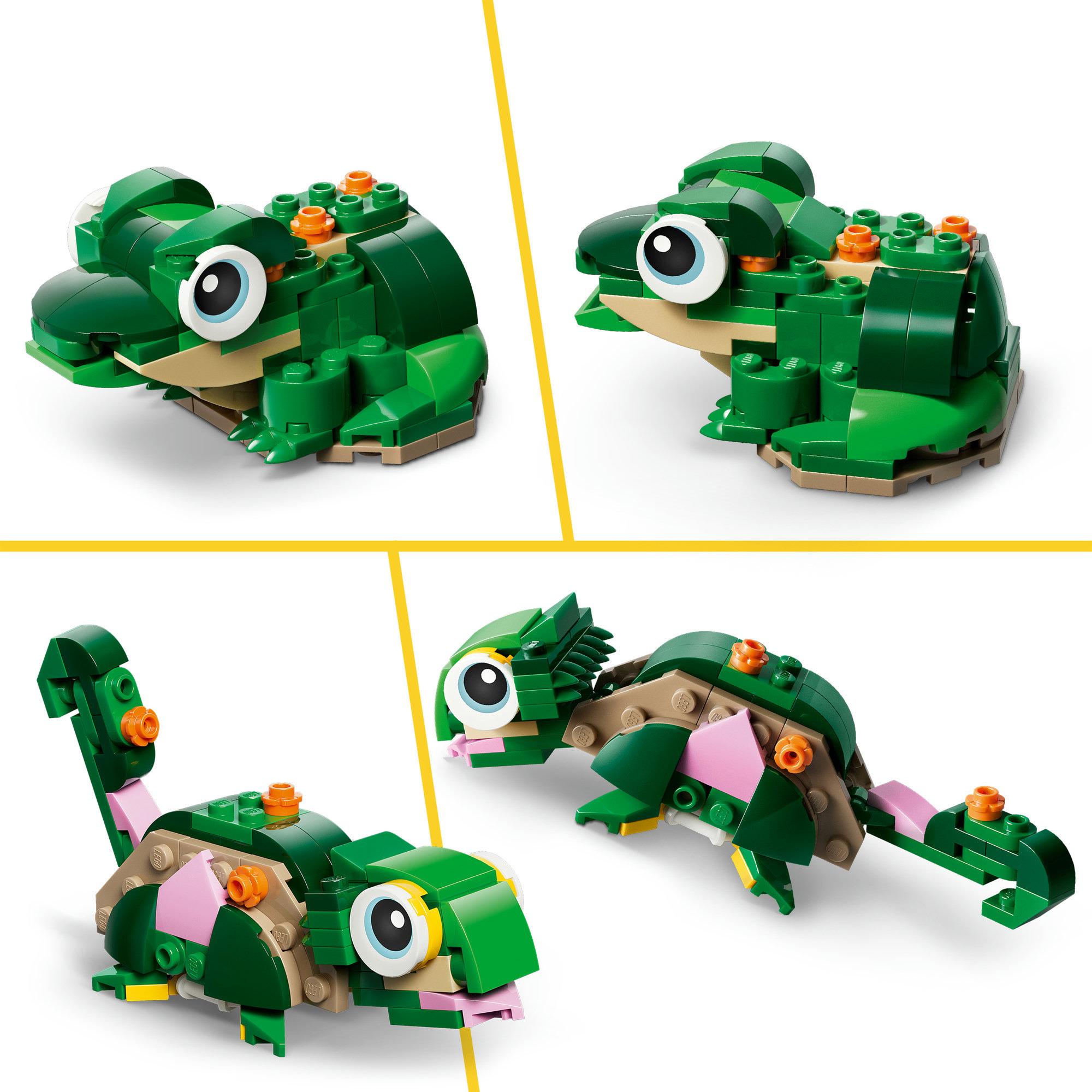 LEGO Creator 3-in-1 turtle with water lily 31377, imported from the UK