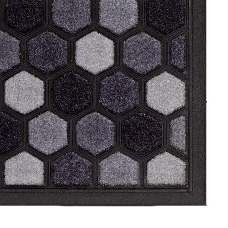 Sainsbury's Home grey short pile doormat 75x45cm (British brand)