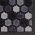 Sainsbury's Home grey short pile doormat 75x45cm (British brand)