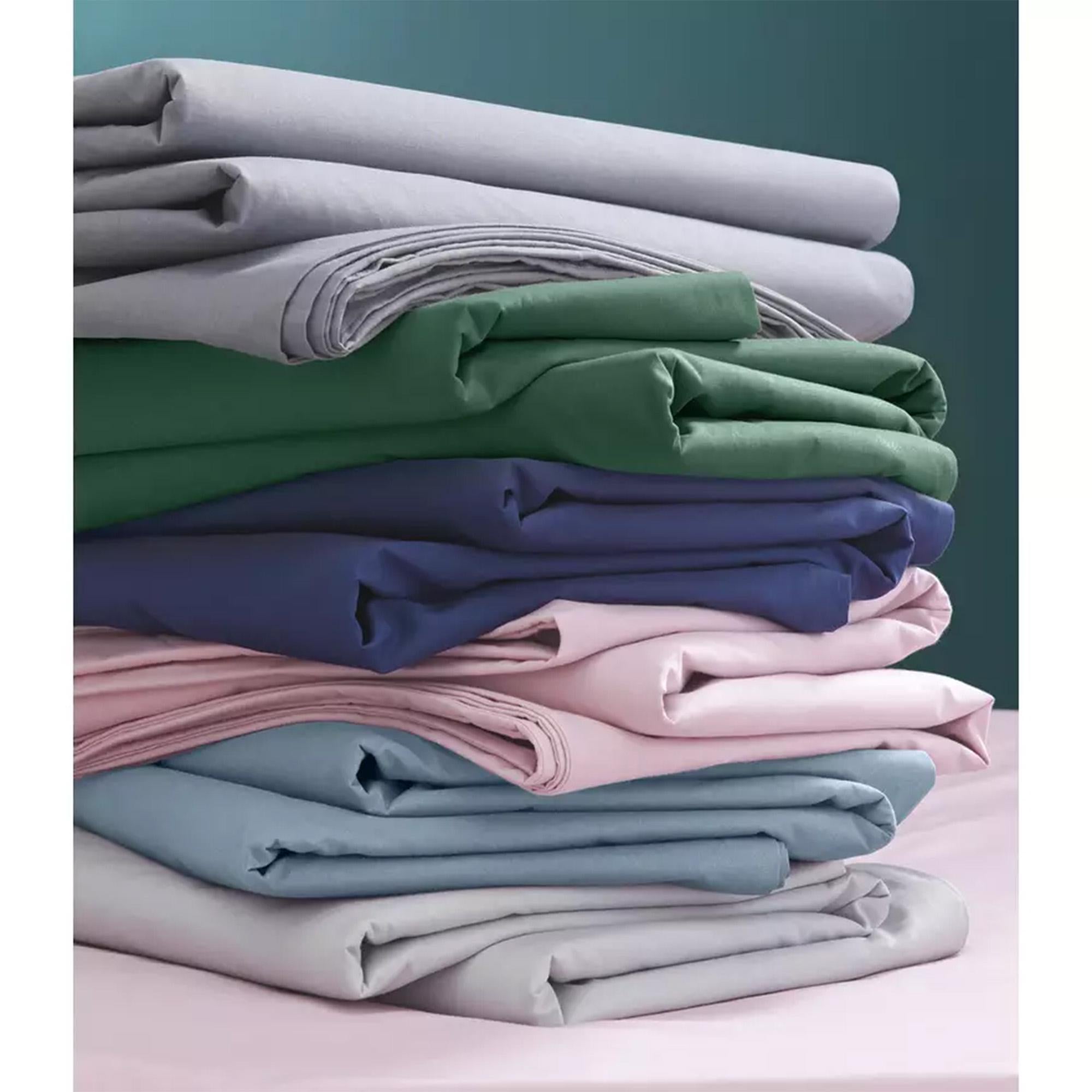 Habitat cotton fitted sheet dove grey 135x190cm, UK version