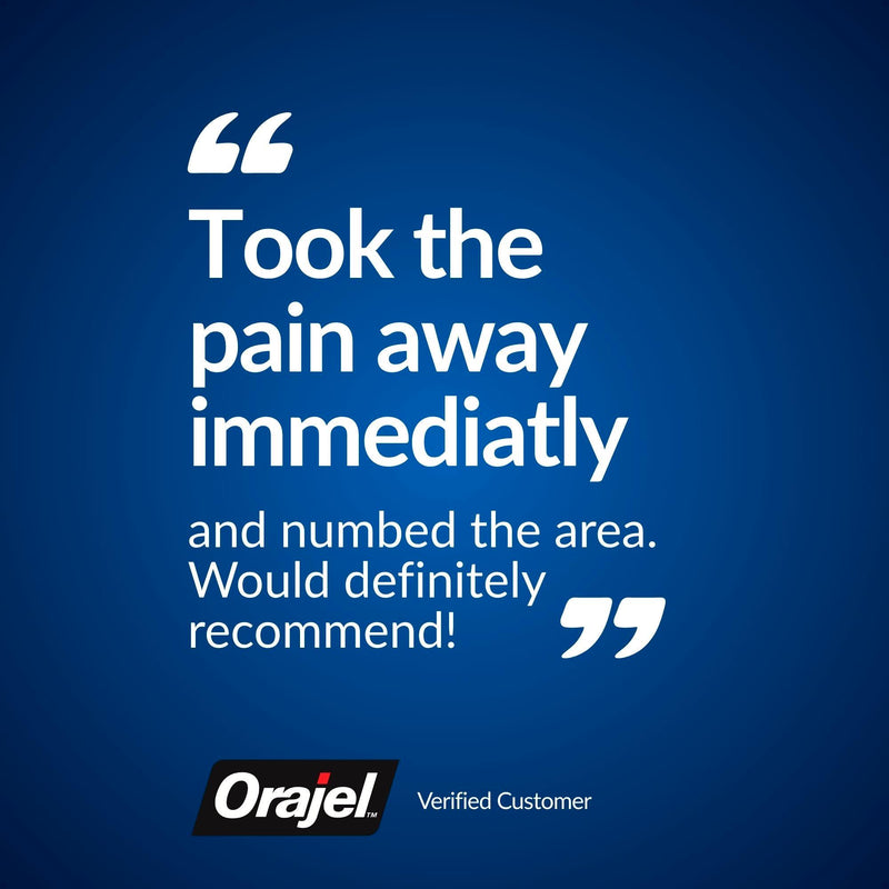 Orajel Mouth Gel 5.3g oral ulcer relief, imported from the UK