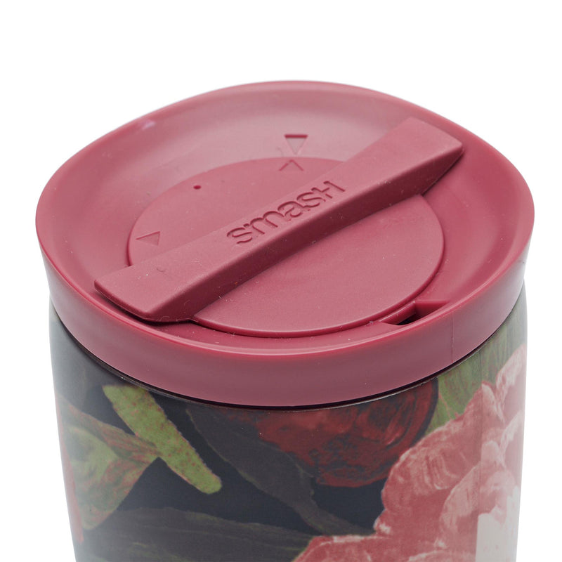 Smash Floral Coffee Cup travel mug 8 x 6 x 15cm (British brand)