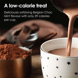 Options instant hot chocolate mint drink 220g - British product