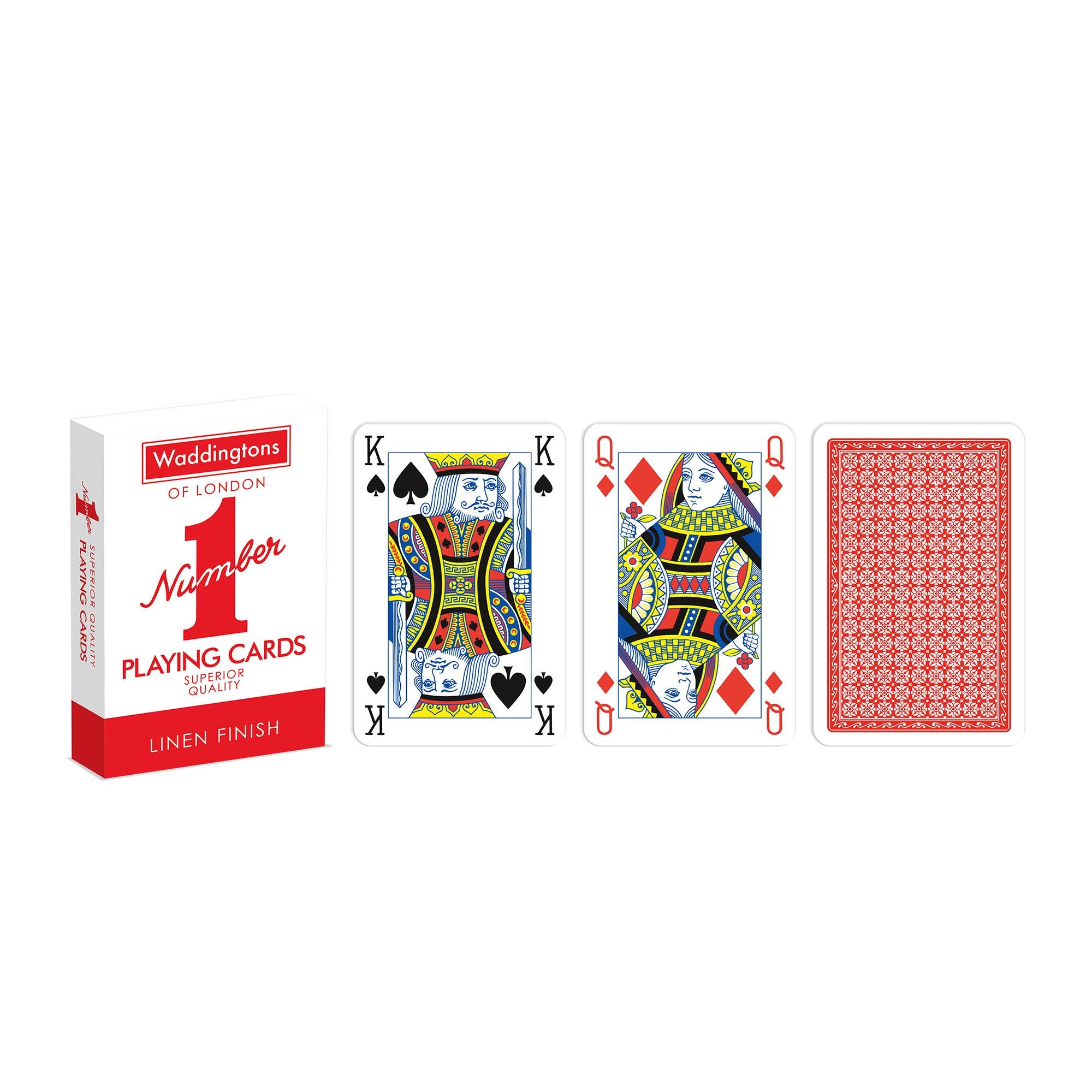Waddington's Number 1 Playing Cards 52 Card Deck - British product