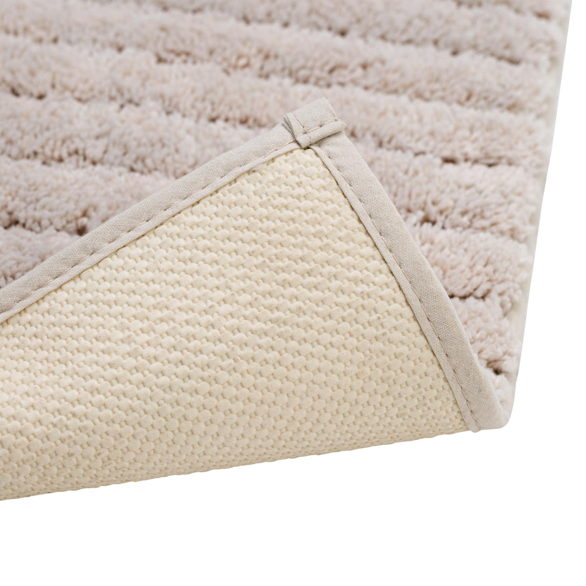 Habitat Ribbed Oatmeal Bath Mat, UK version