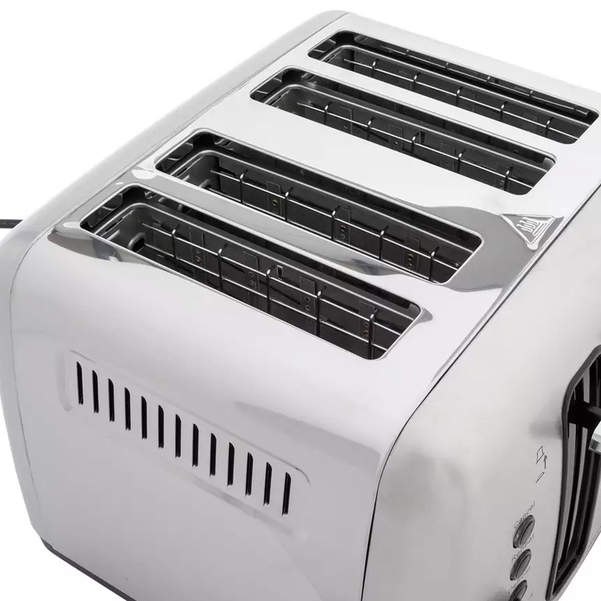 Cookworks 4 Slice Stainless Steel Toaster, British product