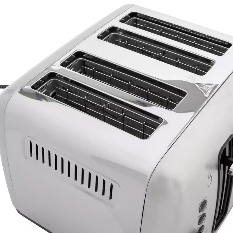 Cookworks 4 Slice Stainless Steel Toaster, British product