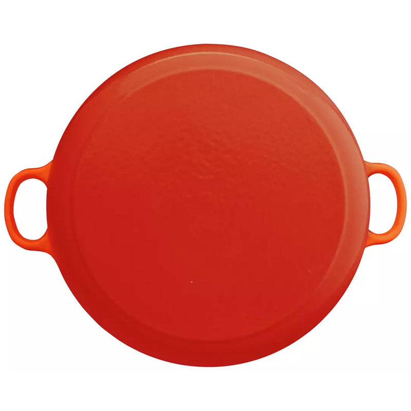 Habitat Cast Iron Casserole Dish Orange 5.3 Litre Large Capacity, UK version