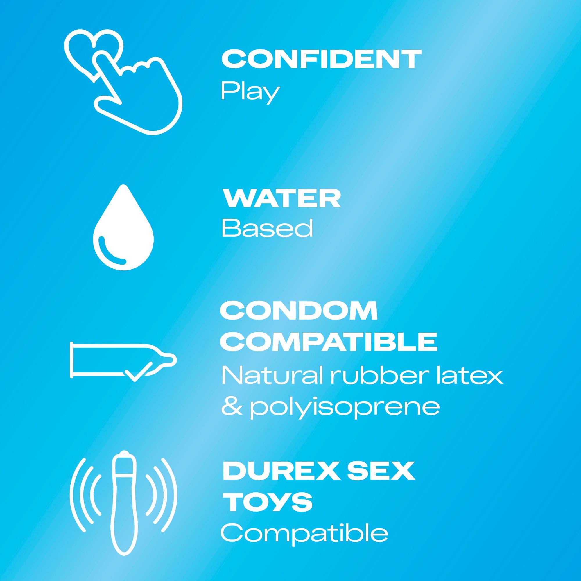Durex tingling pleasure lubricant gel 100ml, imported from the UK