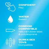 Durex tingling pleasure lubricant gel 100ml, imported from the UK