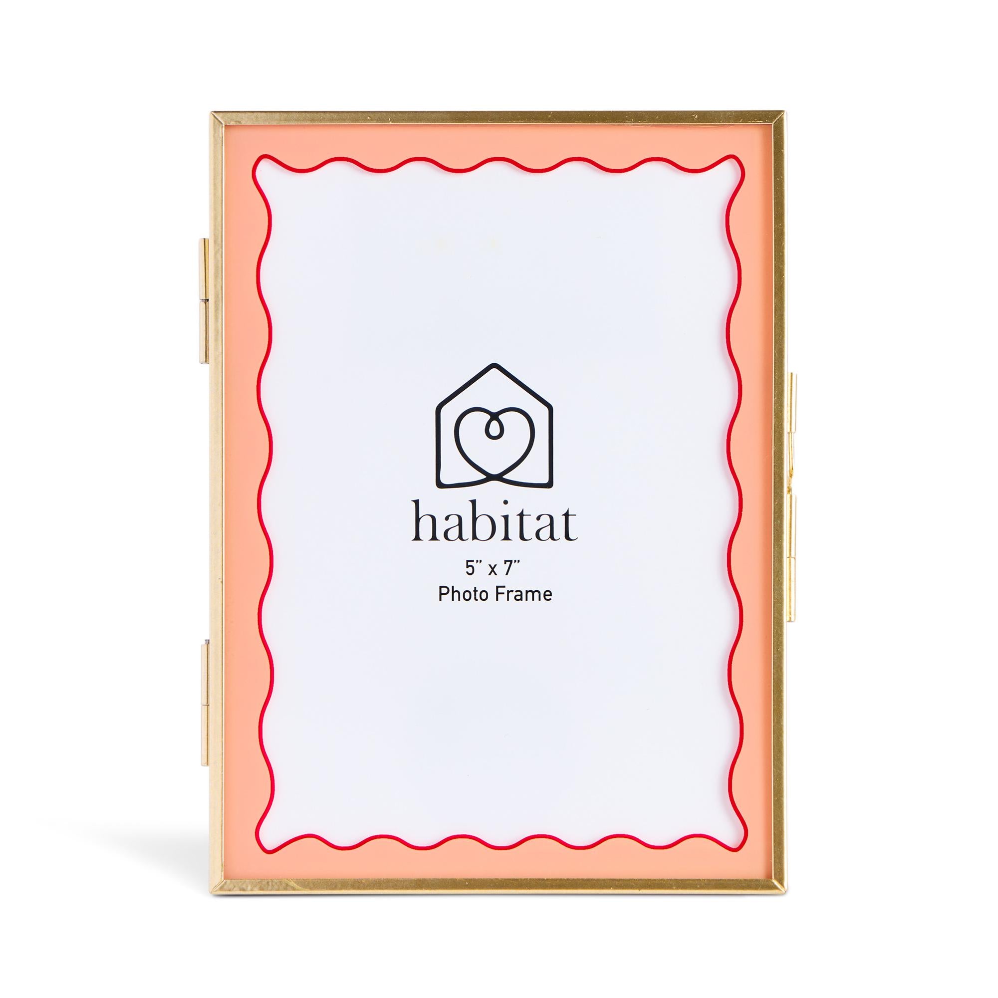 Habitat Stripe Glass Picture Frame 5x7 inch, UK version