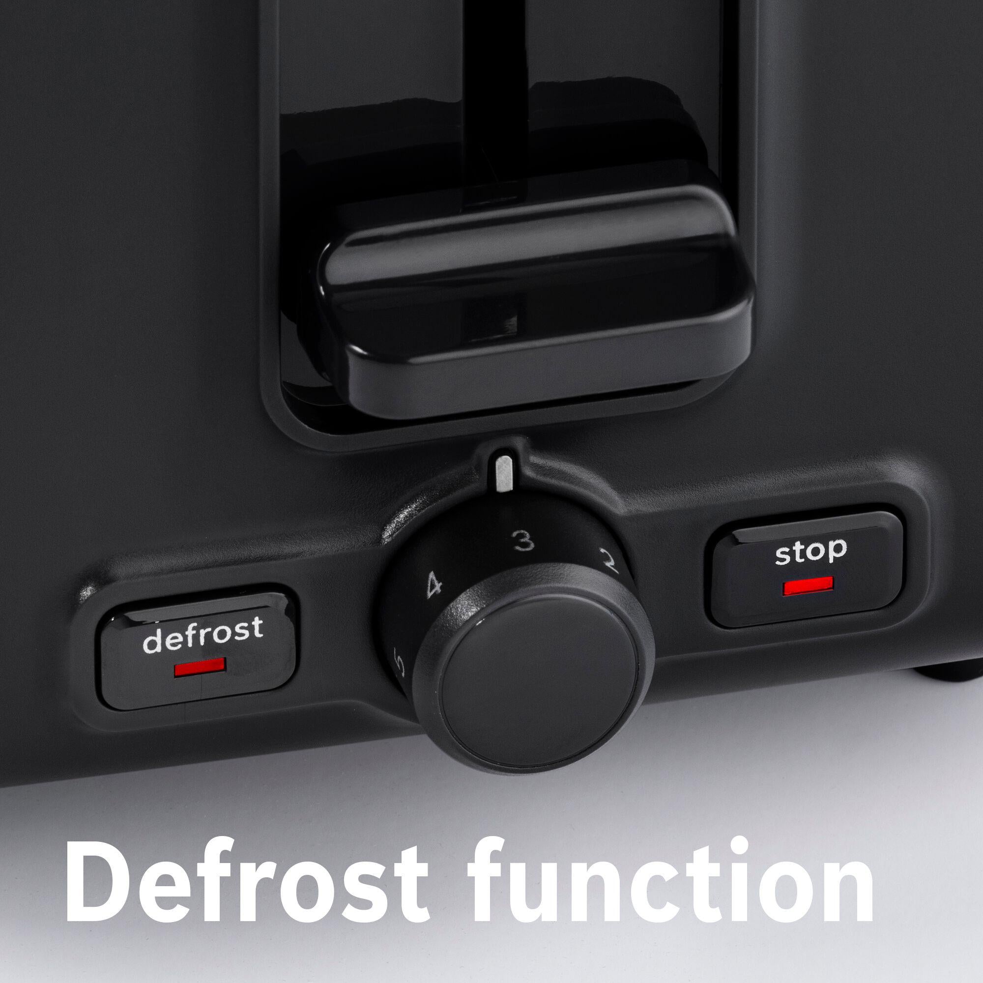 Bosch DesignLine 2-slice toaster stainless steel (British brand)