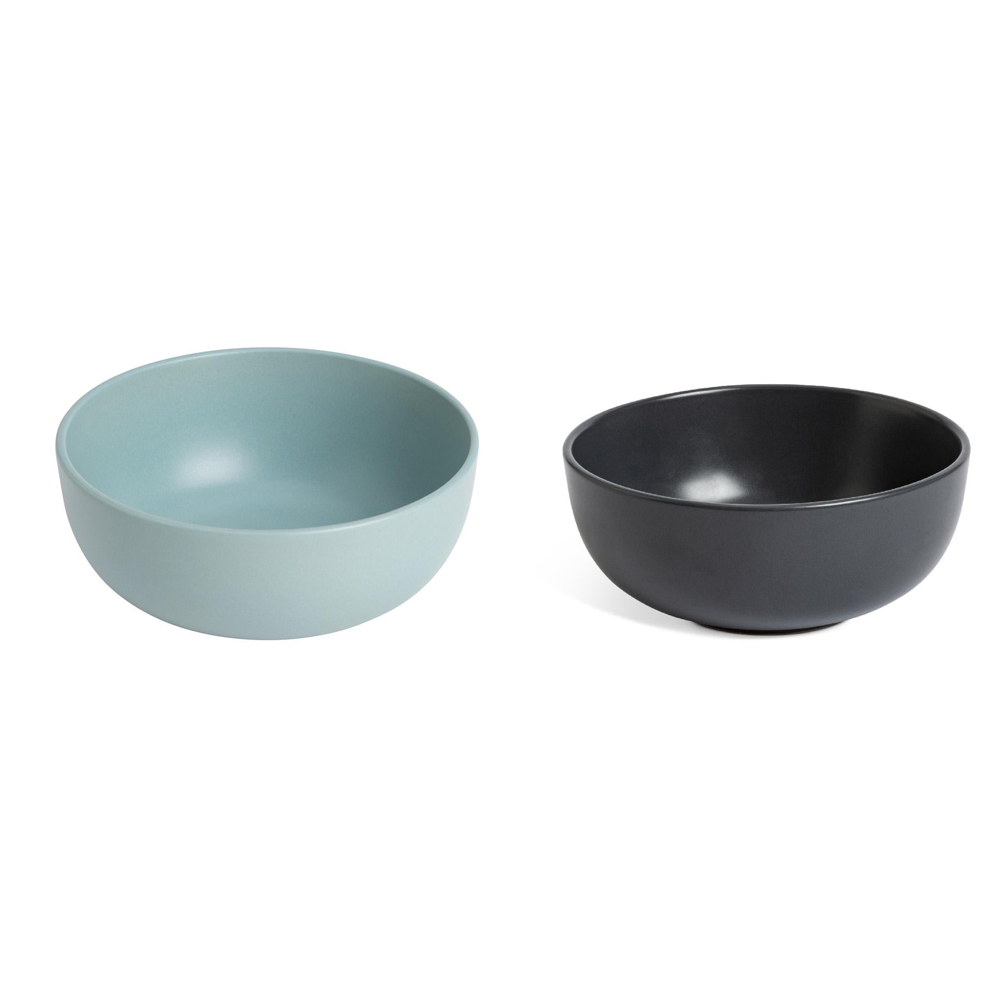 Habitat matte glazed ceramic cereal bowl stoneware material, UK version