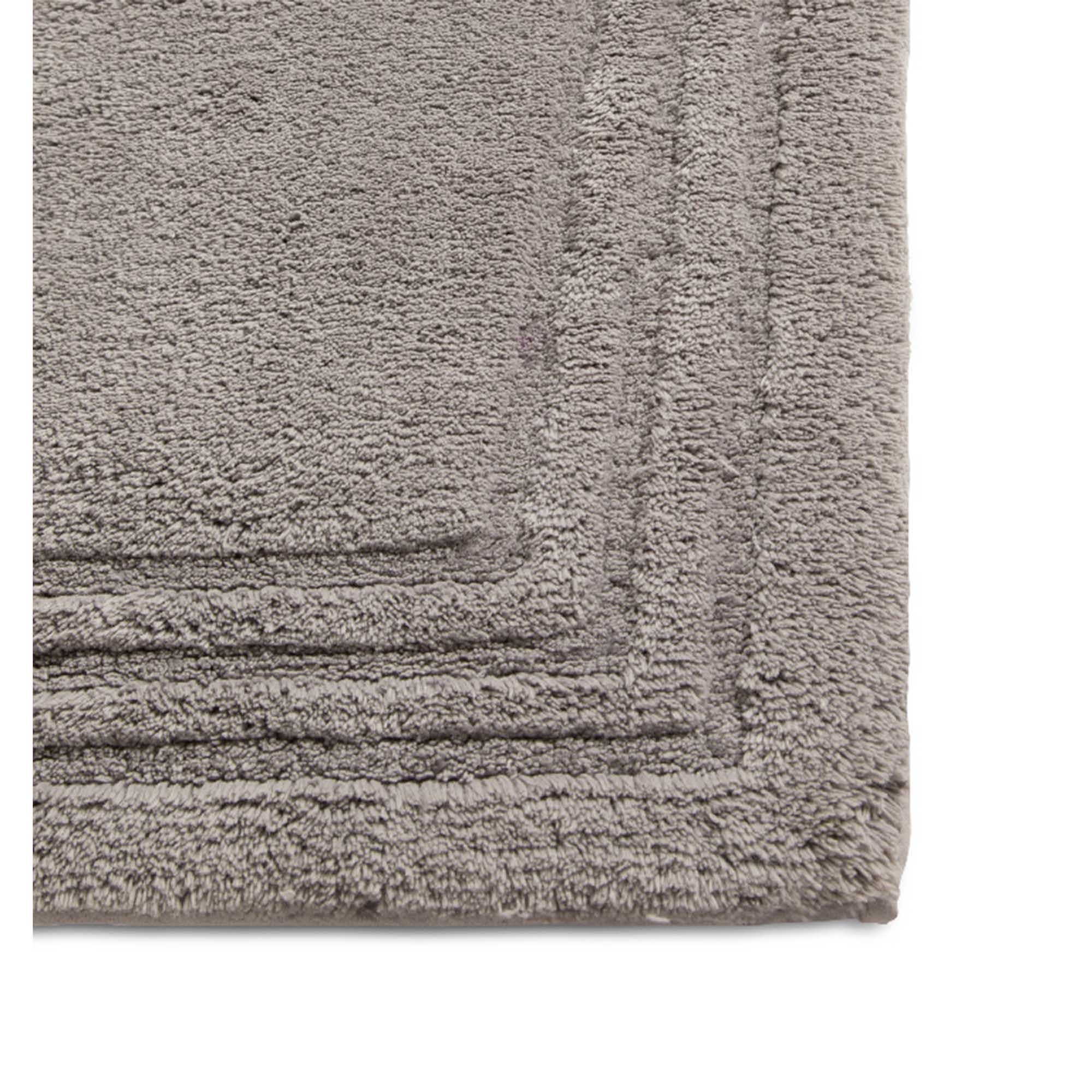 Habitat Deep pile bath mat Silver 80x50cm, UK version