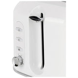 Cookworks 2 Slice Toaster White - British product