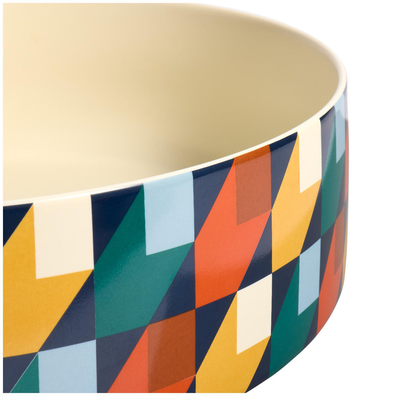 Habitat Geo Cube Print serve bowl 4500ml, imported from the UK