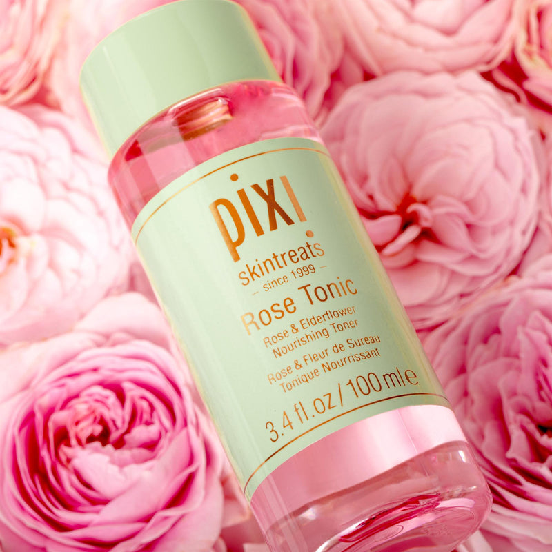 Pixi Rose Tonic Nourishing Facial Toner 100ml, imported from the UK