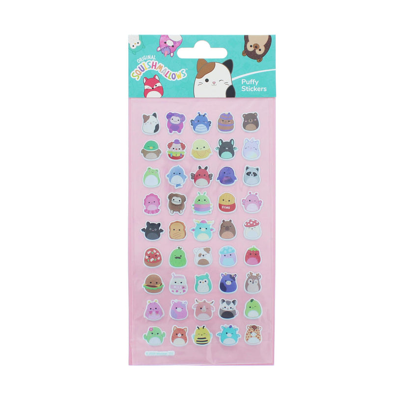 Squishmallows puffy stickers character pack 22.3cm (British brand)