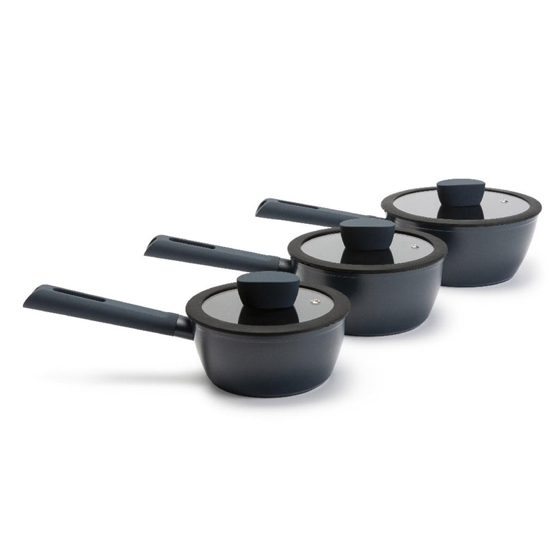 Habitat 3 Piece Saucepan Set 16-20cm, UK version