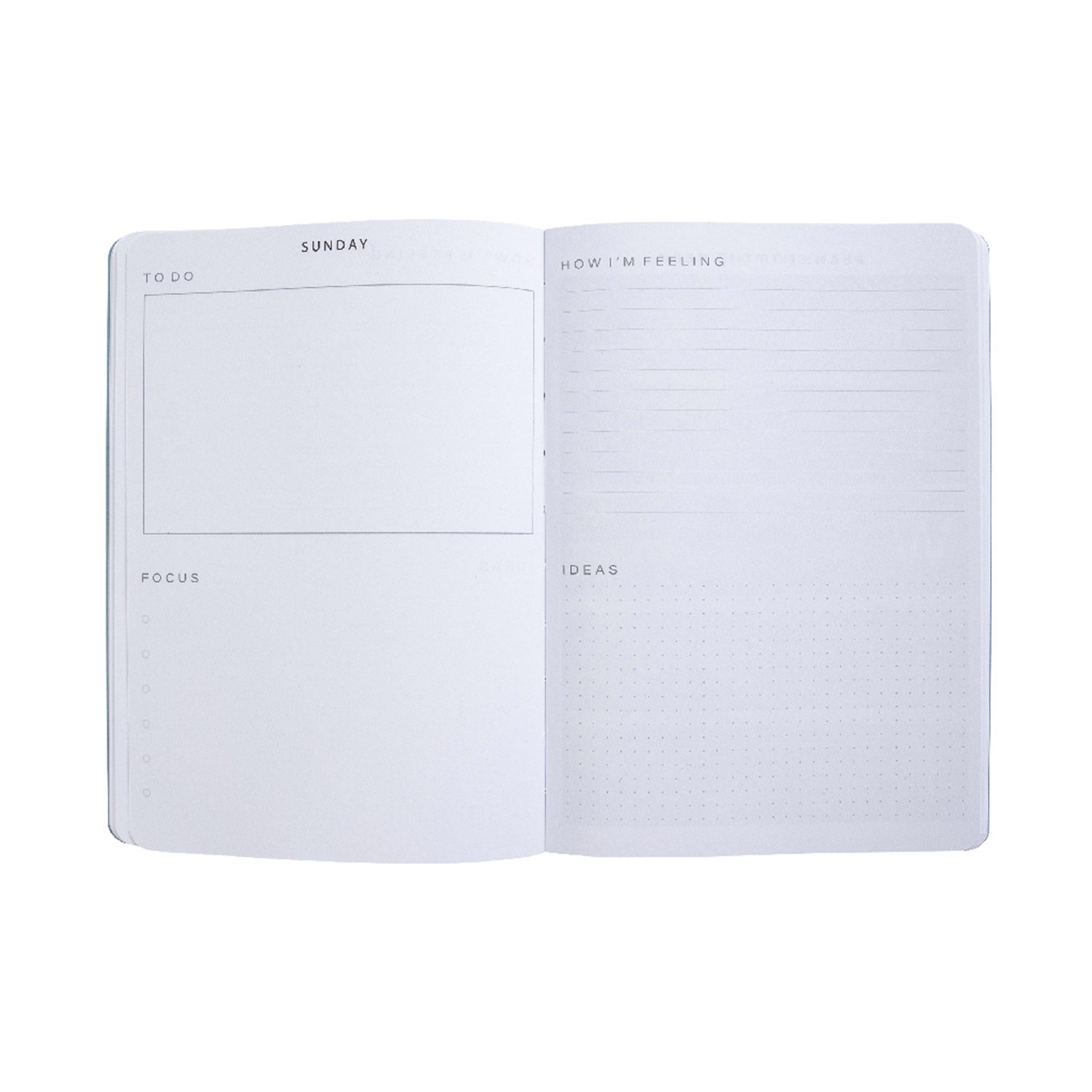 Sainsbury's Home week-to-view wellness planner A5, imported from the UK