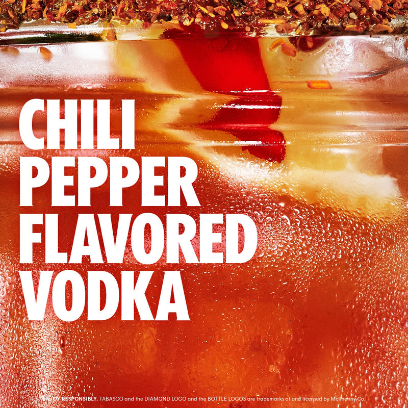Absolut Tabasco chili pepper flavoured vodka 70cl (British brand)