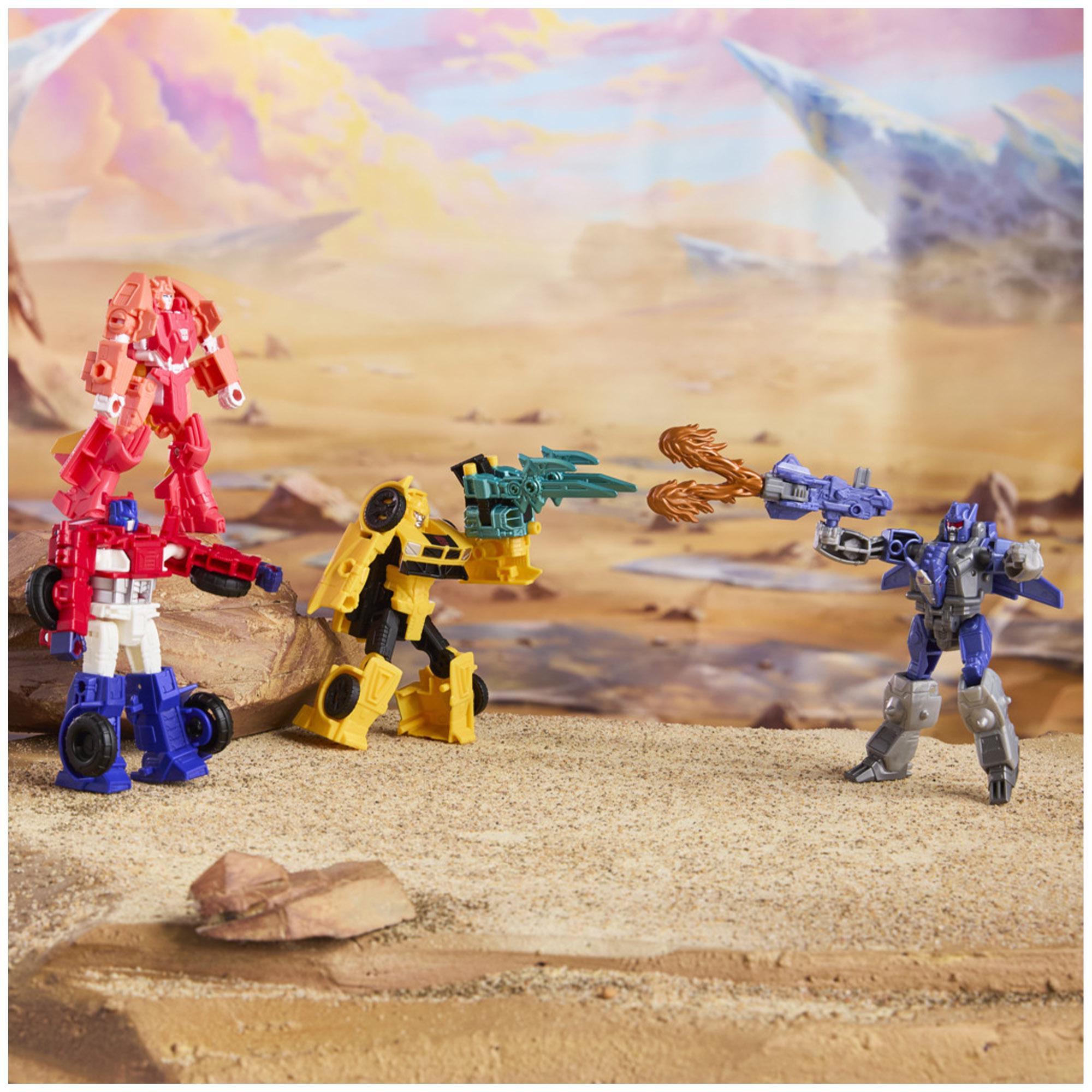Transformers Cyberworld Cyber Changers action figures toy set (British brand)